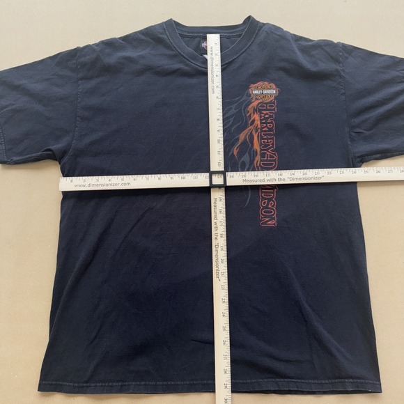 Harley Davidson 2XL Shirt Pin Up Girl Red Head Motorcycle Graphic Virginia XXL - Picture 6 of 7